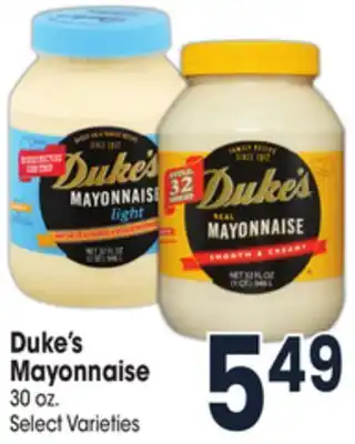 Jewel-Osco Duke's mayonnaise offer