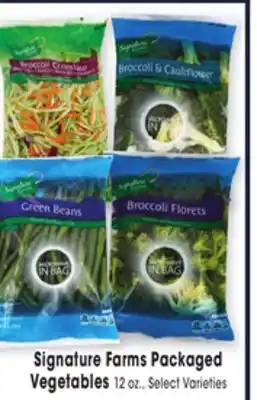 Jewel-Osco Signature farms packaged vegetables offer