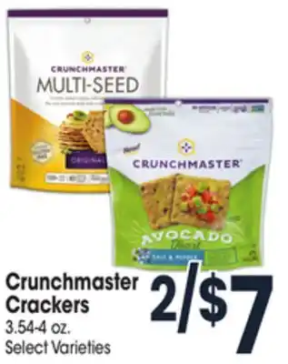 Jewel-Osco Crunchmaster crackers offer