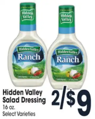 Jewel-Osco Hidden valley salad dressing offer
