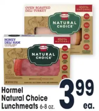 Jewel-Osco Hormel choice natural choice lunchmeats offer