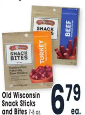 Jewel-Osco Old wisconsin snack sticks and bites offer