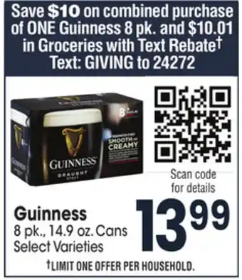 Jewel-Osco Guinness offer
