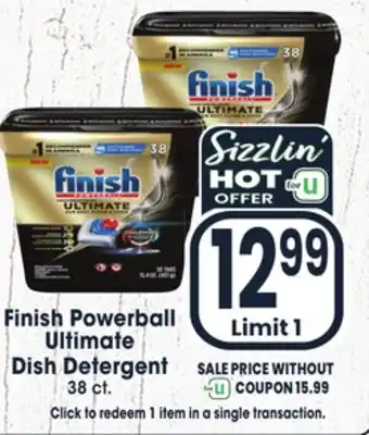 Jewel-Osco Finish powerball ultimate dish detergent offer
