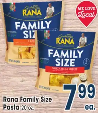 Jewel-Osco Rana family size pasta offer