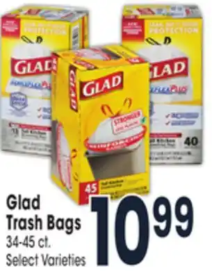 Jewel-Osco Glad trash bags offer