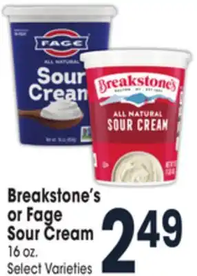 Jewel-Osco Breakstone's or fage sour cream offer