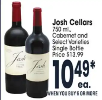 Jewel-Osco Josh cellars offer