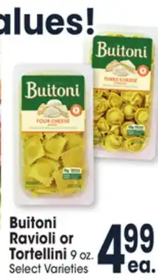 Jewel-Osco Buitoni ravioli or tortellini offer