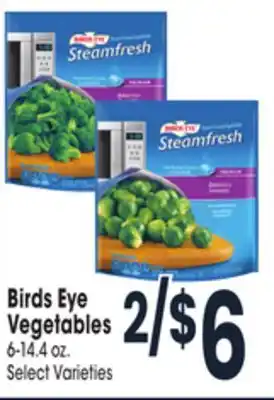 Jewel-Osco Birds eye vegetables offer