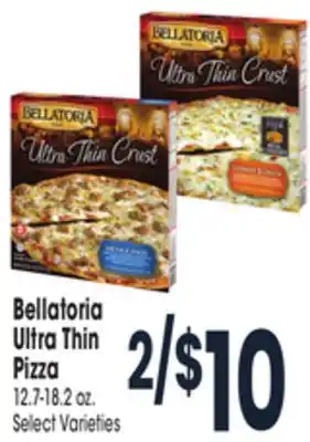 Jewel-Osco Bellatoria ultra thin pizza offer