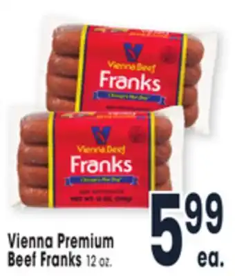 Jewel-Osco Vienna premium beef franks offer