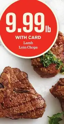 Mariano's Lamb loin chops offer