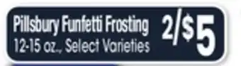 Jewel-Osco Pillsbury funfetti frosting offer