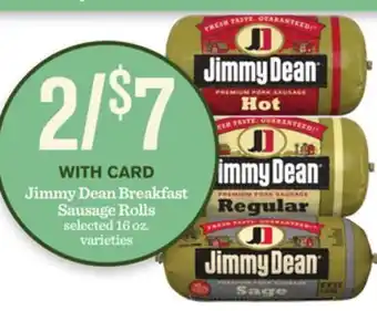 Mariano's Jimmy dean breakfast sausage rolls offer