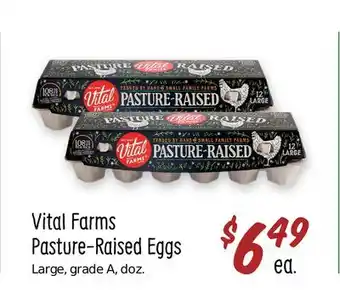 Sprouts Farmers Market Vital farms pasture-raised eggs offer