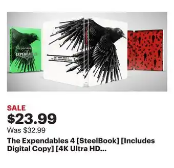 Best Buy The expendables 4 [steelbook] [includes digital copy] [4k ultra hd blu-ray/blu-ray] [only @ best buy] [2023] offer