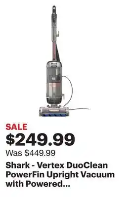 Best Buy Shark - vertex duoclean powerfin upright vacuum with powered lift-away and self-cleaning brushroll - rose gold offer