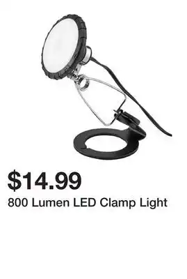 Harbor Freight Tools 800 lumen led clamp light offer