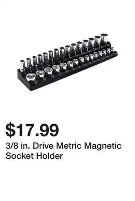 Harbor Freight Tools 3/8 in. drive metric magnetic socket holder offer