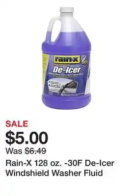 Tractor Supply Company Rain-x 128 oz. -30f de-icer windshield washer fluid offer