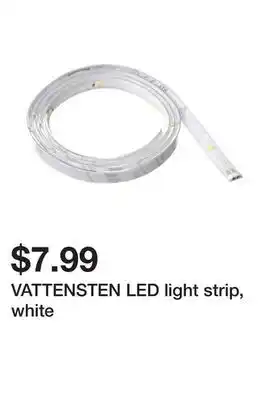 Ikea Vattensten led light strip, white offer