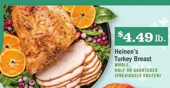 Heinen's Heinen's turkey breast offer