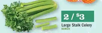 Heinen's Large stalk celery offer