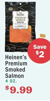 Heinen's Heinen's premium smoked salmon offer