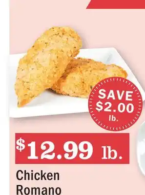 Heinen's Chicken romano offer
