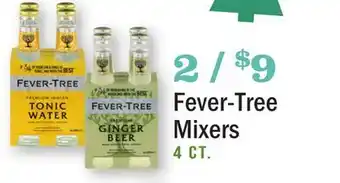 Heinen's Fever-tree mixers offer