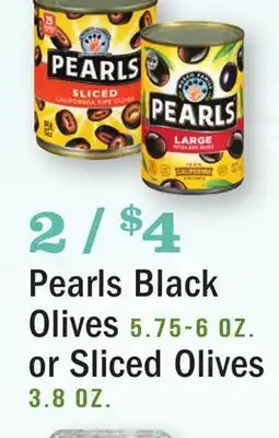 Heinen's Pearls black olives 5.75-6 oz. or sliced olives 3.8 oz offer