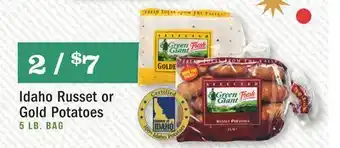Heinen's Idaho russet or gold potatoes offer