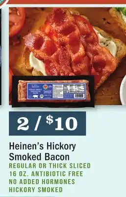 Heinen's Heinen's hickory smoked bacon offer