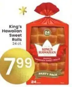 Albertsons King's Hawaiian Sweet Rolls offer