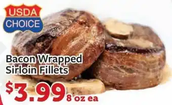 Fareway Bacon Wrapped Sirloin Fillets offer