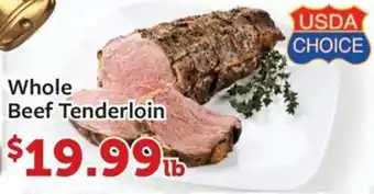 Fareway Whole Beef Tenderloin offer