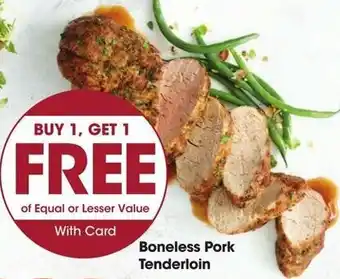 Kroger Boneless Pork Tenderloin offer