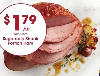 Kroger Sugardale Shank Portion Ham offer