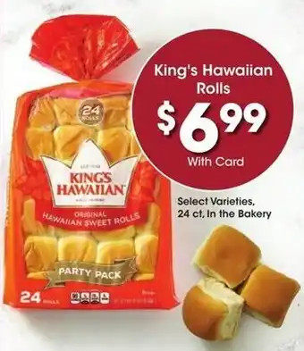 Kroger King's Hawaiian Rolls offer