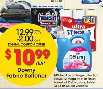 Kroger Downy Fabric Softener offer