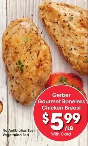 Kroger Gerber Gourmet Boneless Chicken Breast offer