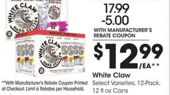 Kroger White Claw offer