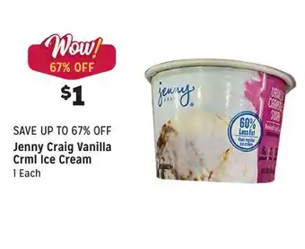 Grocery Outlet Vanilla crml ice cream offer