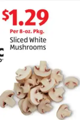 Aldi Sliced white mushrooms offer