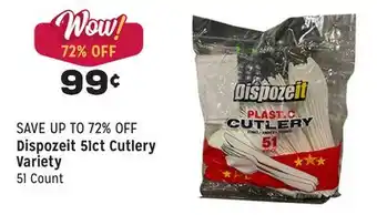 Grocery Outlet 51ct cutlery variety offer