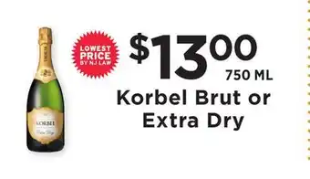 ShopRite Brut or extra dry offer