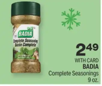 CVS Badia complete seasonings 9 oz offer