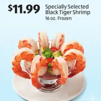 Aldi Specially selected black tiger shrimp offer