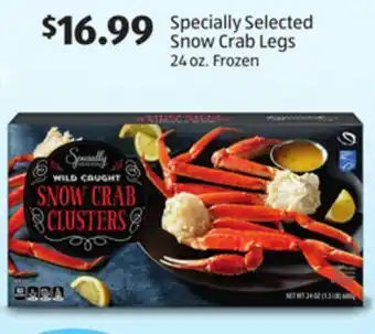 Aldi Specially selected snow crab legs offer